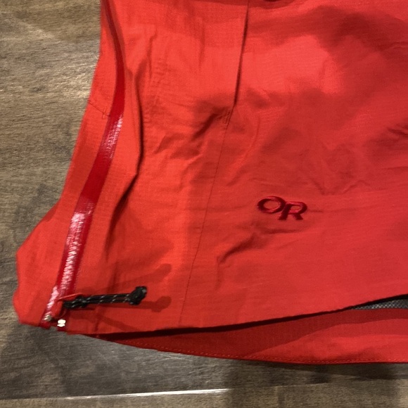 Outdoor Research OR GoreTex Red Sz Large Shell Ski Rain jacket - Picture 2 of 8